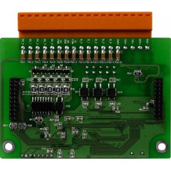 XW507 1-port RS-422/485 uden isolation og 5-ch DI- og DO med isolation