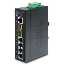 IGS-5225-4T2S, Industrial L2+ 4-Port 10/100/1000T + 2-Port 100/1000X SFP Managed Switch